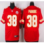 Men's Kansas City Chiefs #38 Ron Parker Red Team Color NFL Nike Elite Jersey