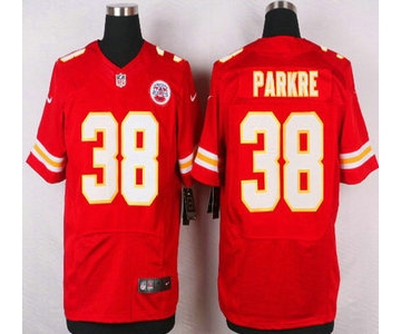 Men's Kansas City Chiefs #38 Ron Parker Red Team Color NFL Nike Elite Jersey