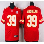 Men's Kansas City Chiefs #39 Husain Abdullah Red Team Color NFL Nike Elite Jersey