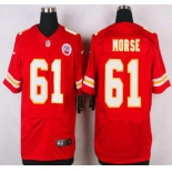 Men's Kansas City Chiefs #61 Mitch Morse Red Team Color NFL Nike Elite Jersey