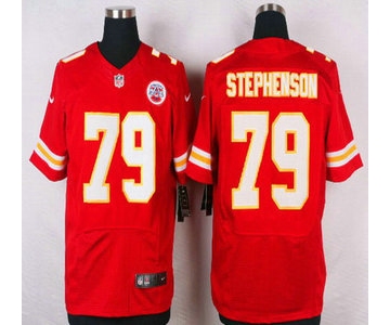 Men's Kansas City Chiefs #79 Donald Stephenson Red Team Color NFL Nike Elite Jersey