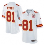 Men's Kansas City Chiefs #81 Jason Avant White Road NFL Nike Elite Jersey