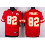 Men's Kansas City Chiefs #82 Brian Parker Red Team Color NFL Nike Elite Jersey