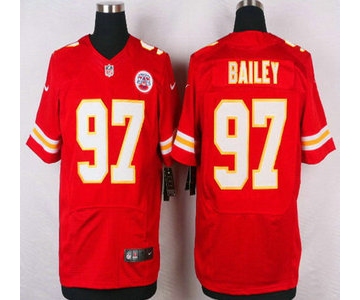 Men's Kansas City Chiefs #97 Allen Bailey Red Team Color NFL Nike Elite Jersey