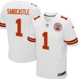 Nike Kansas City Chiefs #1 Leon Sandcastle White Elite Jersey