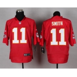 Nike Kansas City Chiefs #11 Alex Smith 2014 QB Red Elite Jersey