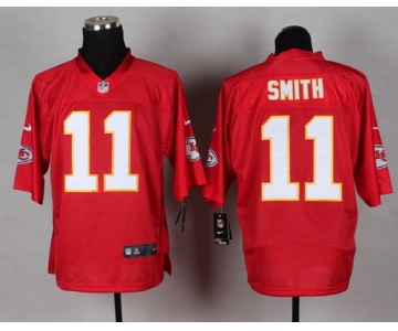 Nike Kansas City Chiefs #11 Alex Smith 2014 QB Red Elite Jersey