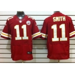 Nike Kansas City Chiefs #11 Alex Smith Red Elite Jersey