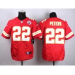 Nike Kansas City Chiefs #22 Marcus Peters Red Elite Jersey