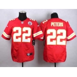 Nike Kansas City Chiefs #22 Marcus Peters Red Elite Jersey