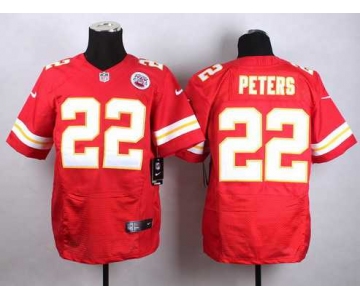 Nike Kansas City Chiefs #22 Marcus Peters Red Elite Jersey