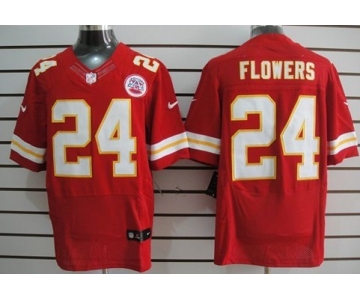 Nike Kansas City Chiefs #24 Brandon Flowers Red Elite Jersey