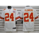 Nike Kansas City Chiefs #24 Brandon Flowers White Elite Jersey