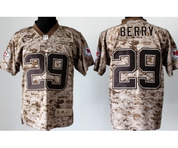 Nike Kansas City Chiefs #29 Eric Berry 2013 USMC Camo Elite Jersey