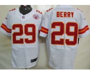 Nike Kansas City Chiefs #29 Eric Berry White Elite Jersey