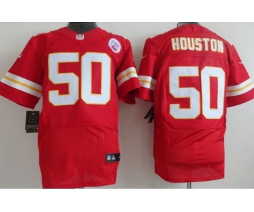 Nike Kansas City Chiefs #50 Justin Houston Red Elite Jersey