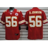 Nike Kansas City Chiefs #56 Derrick Johnson Red Elite Jersey