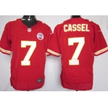 Nike Kansas City Chiefs #7 Matt Cassel Red Elite Jersey