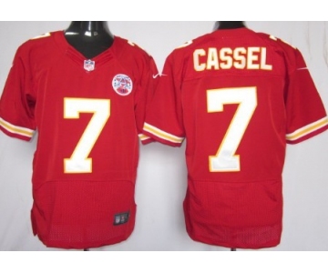 Nike Kansas City Chiefs #7 Matt Cassel Red Elite Jersey