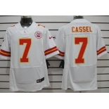 Nike Kansas City Chiefs #7 Matt Cassel White Elite Jersey