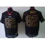 Nike Kansas City Chiefs #82 Dwayne Bowe Lights Out Black Elite Jersey