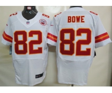 Nike Kansas City Chiefs #82 Dwayne Bowe White Elite Jersey