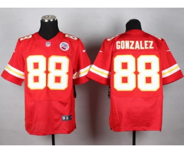 Nike Kansas City Chiefs #88 Tony Gonzalez Red Elite Jersey