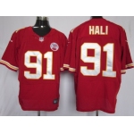Nike Kansas City Chiefs #91 Tamba Hali Red Elite Jersey