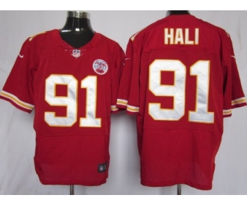 Nike Kansas City Chiefs #91 Tamba Hali Red Elite Jersey