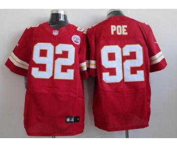 Nike Kansas City Chiefs #92 Dontari Poe Red Elite Jersey