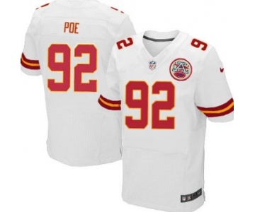 Nike Kansas City Chiefs #92 Dontari Poe White Elite Jersey