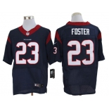 Size 60 4XL-Arian Foster Houston Texans #23 Navy Blue Stitched Nike Elite NFL Jerseys