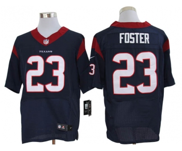 Size 60 4XL-Arian Foster Houston Texans #23 Navy Blue Stitched Nike Elite NFL Jerseys