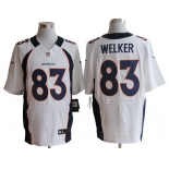 Size 60 4XL-Welker Denver Broncos #83 White Stitched Nike Elite NFL Jerseys