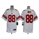 Size 60 4XL-Hakeem Nicks New York Giants #88 White Stitched Nike Elite NFL Jerseys