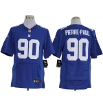 Size 60 4XL-Jason Pierre-Paul New York Giants #90 Blue Stitched Nike Elite NFL Jerseys