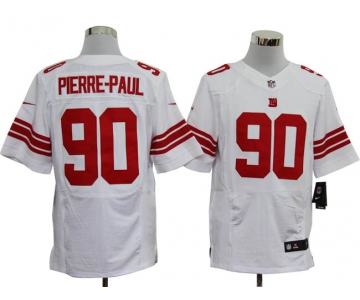 Size 60 4XL-Jason Pierre-Paul New York Giants #90 White Stitched Nike Elite NFL Jerseys