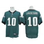 Size 60 4XL-DeSean Jackson Philadelphia Eagles #10 Green Stitched Nike Elite NFL Jerseys