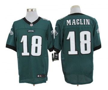 Size 60 4XL-Jeremy Maclin Philadelphia Eagles #18 Green Stitched Nike Elite NFL Jerseys