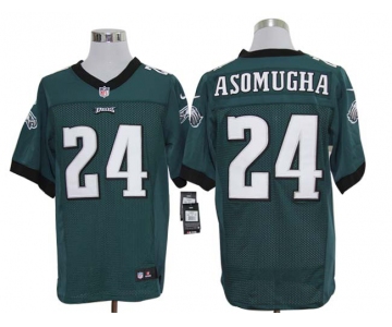 Size 60 4XL-Nnamdi Asomugha Philadelphia Eagles #24 Green Stitched Nike Elite NFL Jerseys