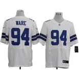 Size 60 4XL-DeMarcus Ware Dallas Cowboys #94 White Stitched Nike Elite NFL Jerseys