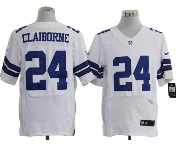 Size 60 4XL-Morris Claiborne Dallas Cowboys #24 White Stitched Nike Elite NFL Jerseys