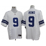 Size 60 4XL-Tony Romo Dallas Cowboys #9 White Stitched Nike Elite NFL Jerseys