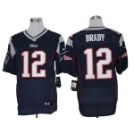 Size 60 4XL-Tom Brady New England Patriots #12 Blue Stitched Nike Elite NFL Jerseys