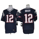 Size 60 4XL-Tom Brady New England Patriots #12 Blue Stitched Nike Elite NFL Jerseys