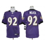 Size 60 4XL-Haloti Ngata Baltimore Ravens #92 Purple Stitched Nike Elite NFL Jerseys