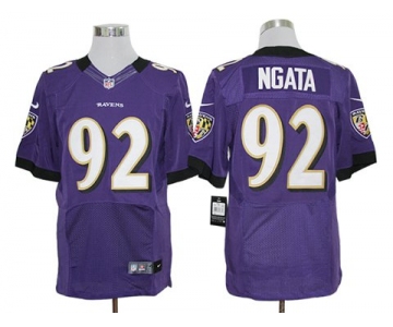 Size 60 4XL-Haloti Ngata Baltimore Ravens #92 Purple Stitched Nike Elite NFL Jerseys