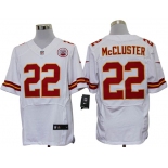 Size 60 4XL-Dexter McCluster Kansas City Chiefs #22 White Stitched Nike Elite NFL Jerseys