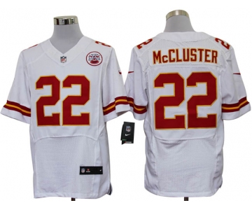 Size 60 4XL-Dexter McCluster Kansas City Chiefs #22 White Stitched Nike Elite NFL Jerseys