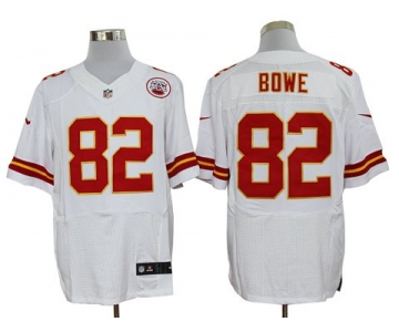 Size 60 4XL-Dwayne Bowe Kansas City Chiefs #82 White Stitched Nike Elite NFL Jerseys